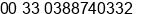 Nomor faks Tn. WALTER FREDERIC di BENFELD
